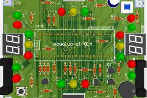 【mcuclub-cl-014】智能交通灯 | 智能红绿灯 | 时间可变红绿灯【实物设计】
