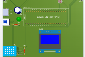 【mcuclub-dz-248】基于物联网技术家居环境温湿度光照远程监测系统【实物设计】