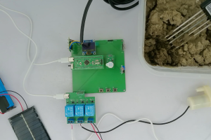 【dz-1003】基于太阳能供电的园林远程监控系统