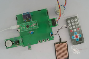 【dz-1105】基于STM32设计一款智能伸缩晾衣架