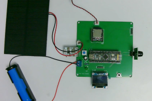 【dz-614】基于STM32单片机太阳能智能驱鸟器