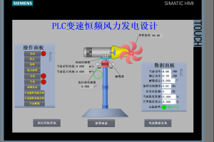 【PLC-027】基于PLC变速恒频风力发电设计