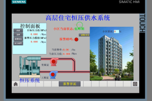 【PLC-031】基于PLC高层住宅恒压供水系统