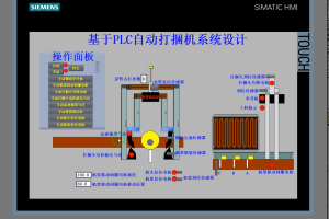 【PLC-057】基于PLC自动打捆机系统设计