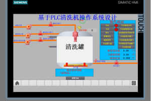 【PLC-060】基于PLC清洗机操作系统设计