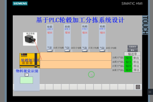 【PLC-069】基于PLC轮毂加工分拣系统设计