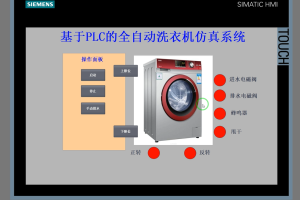 【PLC-072】基于PLC的全自动洗衣机仿真系统