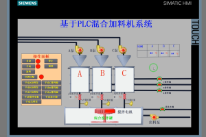 【PLC-075】基于PLC混合加料机系统