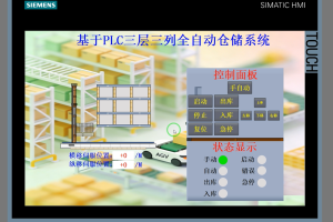 【PLC-103】基于PLC三层三列全自动仓储系统
