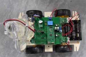 【mcu-1334】基于物联网消防报警小车设计